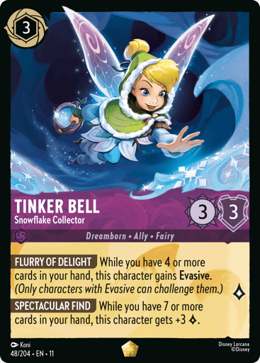 Tinker Bell - Snowflake Collector - 11WSP - 48/204
