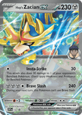 Hop's Zacian ex - Scarlet & Violet Black Star Promos - SVP193