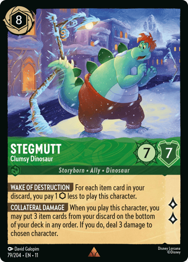 Stegmutt - Clumsy Dinosaur - 11WSP - 79/204