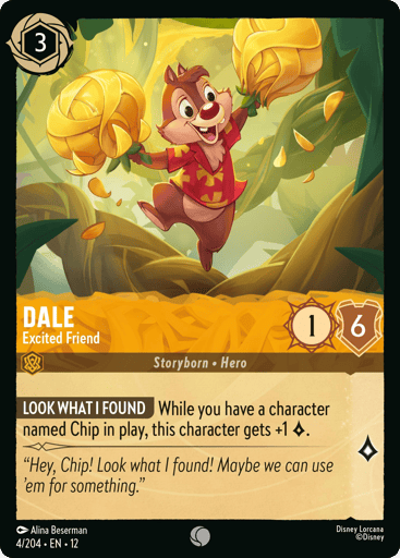 Dale - Excited Friend - 12WIL - 4/204