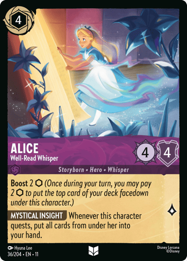 Alice - Well‐Read Whisper - 11WSP - 36/204