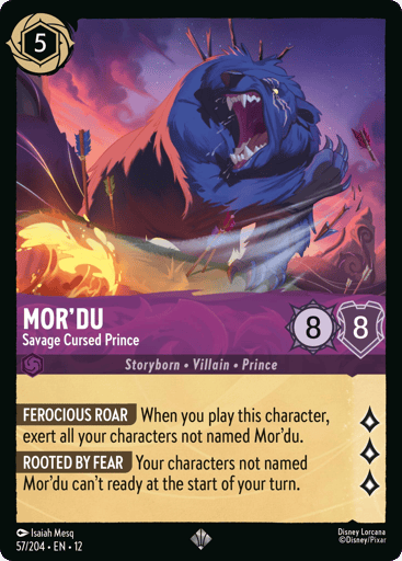 Mor'du - Savage Cursed Prince - 12WIL - 57/204