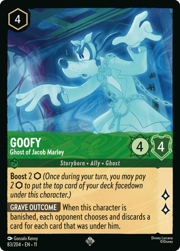Goofy - Ghost of Jacob Marley - 11WSP - 83/204