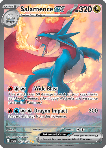 Salamence ex  - Journey Together - 187/159