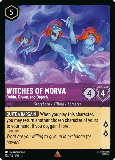 Witches of Morva - Orddu, Orwen, and Orgoch - 11WSP - 57/204