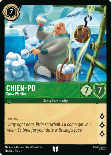 Chien‐Po - Snow Warrior - 11WSP - 74/204
