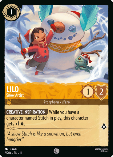Lilo - Snow Artist - 11WSP - 2/204
