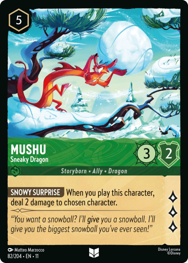 Mushu - Sneaky Dragon - 11WSP - 82/204