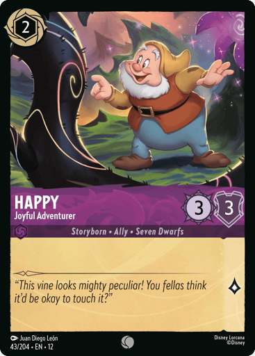 Happy  - Joyful Adventurer  - 12WIL - 43/204