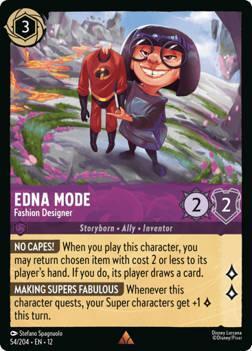 Edna Mode - Fashion Designer - 12WIL - 54/204