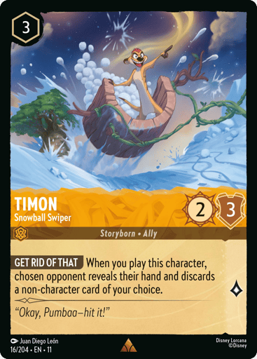 Timon - Snowball Swiper - 11WSP - 16/204