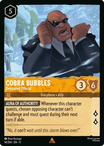 Cobra Bubbles - Dedicated Official - 11WSP - 14/204