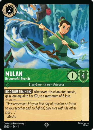 Mulan - Resourceful Recruit - 11WSP - 69/204