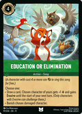 Education or Elimination - 11WSP - 97/204