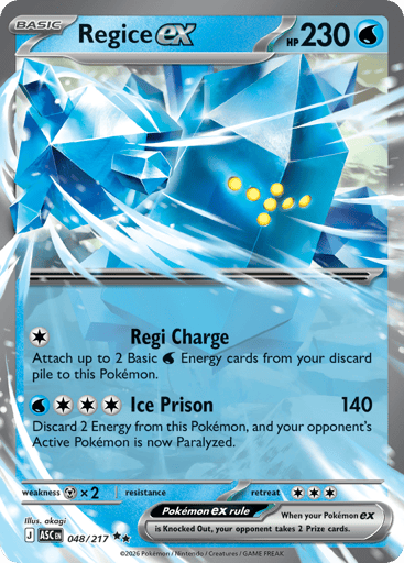 Regice ex - Ascended Heroes - 048/217