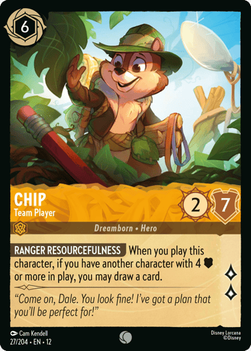 Chip - Team Player - 12WIL - 27/204