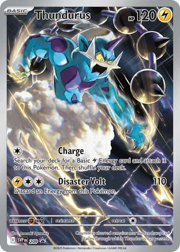 Thundurus  - Scarlet & Violet Black Star Promos - SVP209