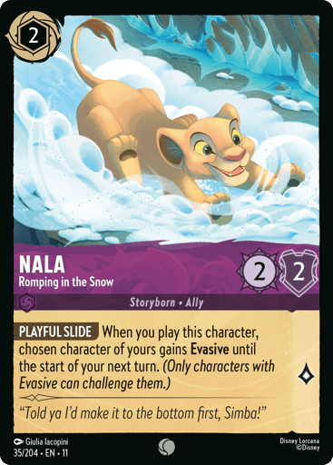Nala - Romping in the Snow - 11WSP - 35/204