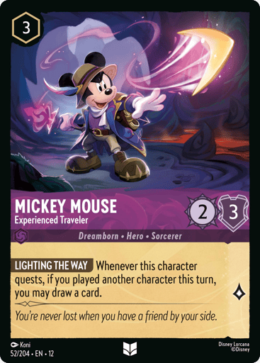 Mickey Mouse - Experienced Traveler - 12WIL - 52/204