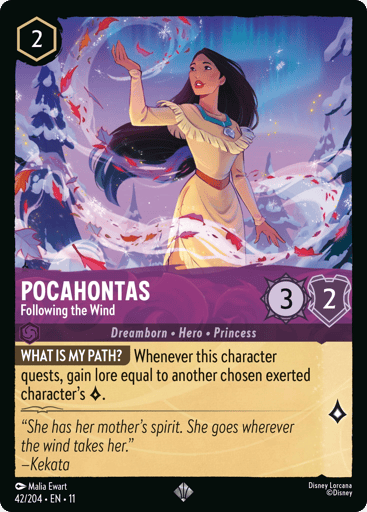 Pocahontas - Following the Wind - 11WSP - 42/204