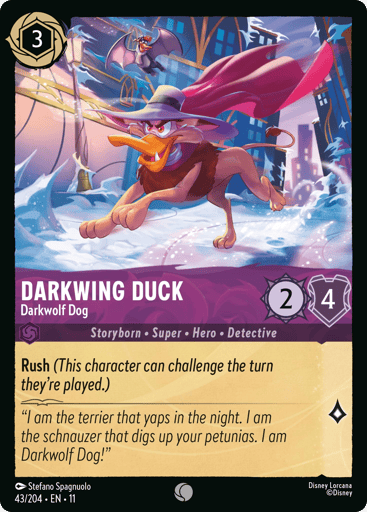 Darkwing Duck - Darkwolf Dog - 11WSP - 43/204