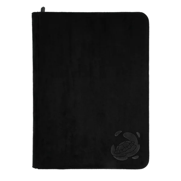 PayaShell | Resiplush Zip-Up Album - 18-Pocket - 3 Mesh Pockets | Black