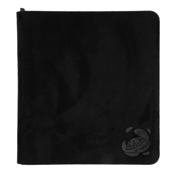 PayaShell | Resiplush Zip-Up Album - 24-Pocket - 3 Mesh Pockets | Black