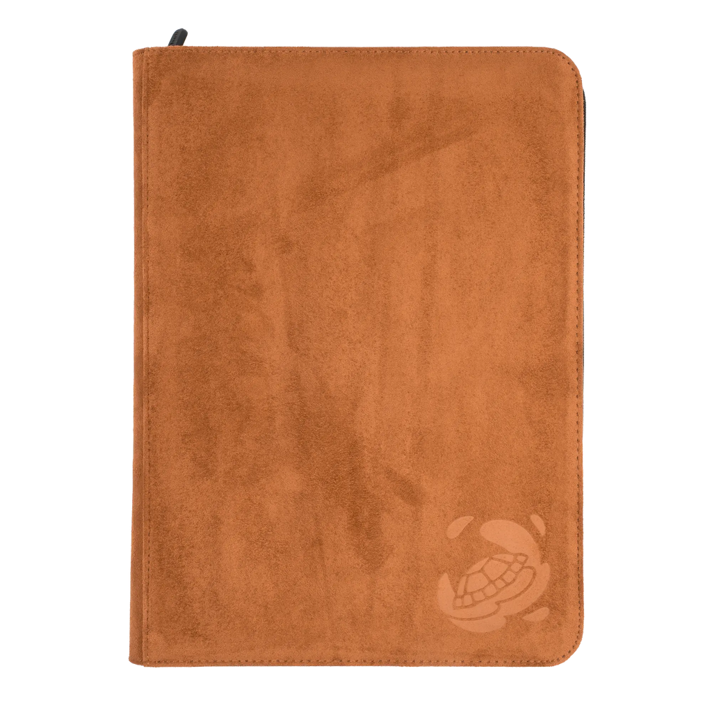 PayaShell | Resiplush Zip-Up Album - 18-Pocket - 3 Mesh Pockets | Brown