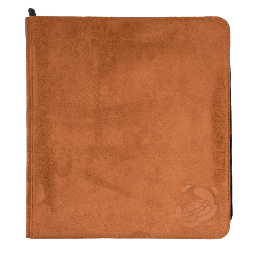 PayaShell | Resiplush Zip-Up Album - 24-Pocket - 3 Mesh Pockets | Brown