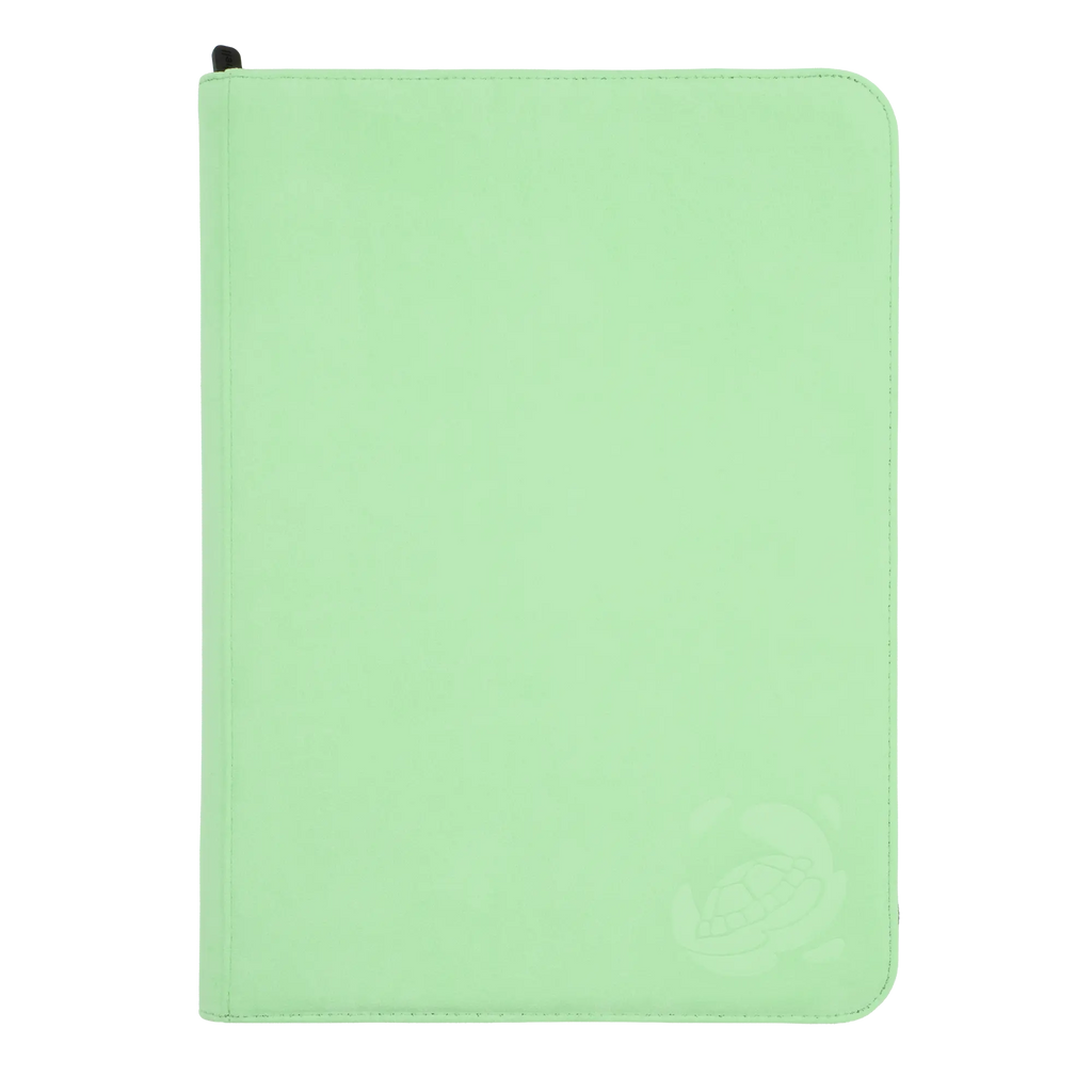 PayaShell | Resiplush Zip-Up Album - 18-Pocket - 3 Mesh Pockets | Pastel Green