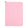 PayaShell | Resiplush Zip-Up Album - 18-Pocket - 3 Mesh Pockets | Pastel Pink