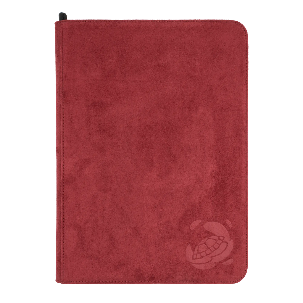 PayaShell | Resiplush Zip-Up Album - 18-Pocket - 3 Mesh Pockets | Wine Red