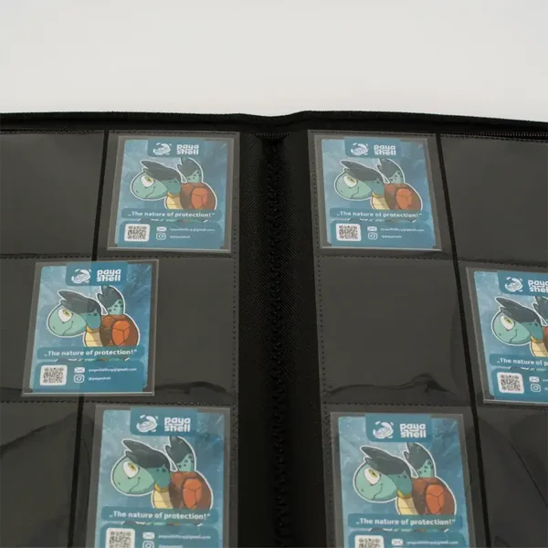 PayaShell | Resiplush Zip-Up Album - 18-Pocket - 3 Mesh Pockets | Indigo